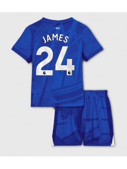 Chelsea Reece James #24 Replika Hemmakläder Barn 2025-26 Kortärmad (+ byxor)